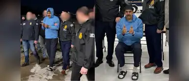 Primeras imagenes de Nicolás Maduro en las oficinas de la DEA en Nueva York Se revelan las primeras imagenes de Nicolás Maduro en las oficinas de la DEA en Nueva York: esposado, con gorro y sandalias