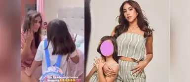 Melissa Paredes no se quedó cómoda con la explicación de su hija. Melissa Paredes DESCONCERTADA por el sorpresivo corte de cabello de su hija: ¡Dios mío!