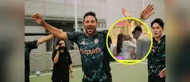 Claudio Pizarro está en Lima para el bautizo de su bebé. Claudio Pizarro celebra bautizo íntimo en Lima y deja entrever matrimonio