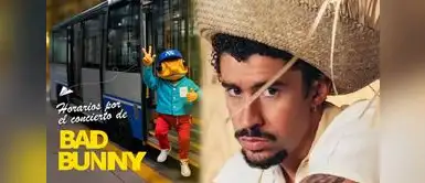 Habrán buses para el retorno de los asistentes al concierto de Bad Bunny. Bad Bunny en Lima: estos serán los nuevos horarios del Metropolitano y Corredor Azul