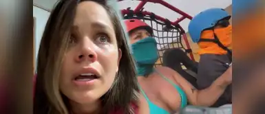 Andrea San Martín pasa susto con su hija mayor Andrea San Martín sorprende al permitir que su hija de 10 años manejara buggy a alta velocidad: "¡Ya, para!"