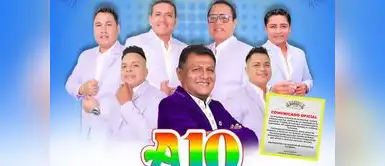 La agrupación no se quedó callada y publicó un contundente comunicado. Armonía 10 de Walther Lozada se pronuncia tras atentado en Trujillo: “Condenamos los actos de violencia”