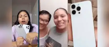 Moca tuvo que crearse otra cuenta de TikTok porque la anterior tiene una severa sanción. Tiktoker Moca sortea iPhone, pero usuarios notaron algo raro en el equipo: “¿Dónde está la manzana?”