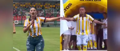 Pamela Franco sorprende en la ‘Tarde Amarilla’ del equipo Juan Pablo II, donde juega Christian Cueva. Pamela Franco sorprende en la ‘Tarde Amarilla’ con show especial del equipo Juan Pablo II donde juega Christian Cueva