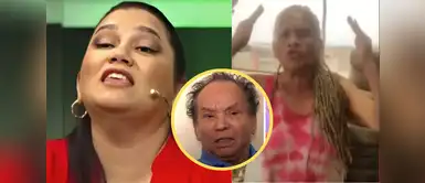 Exesposa de Melcochita arremete y le responde fuerte a Monserrat. Exesposa de Melcochita arremete contra Monserrat tras ser acusada de quedarse con dinero: “Yo te conozco, a mí no me engañas"