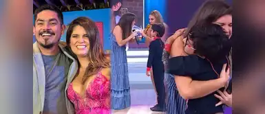 Nataniel Sánchez conoce al hijo de Erick Elera Corazones derretidos: Nataniel Sánchez conoce a Lucas, el hijo de Erick Elera, y protagonizan adorable momento