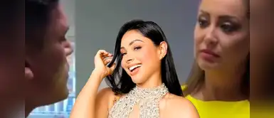 Karla Tarazona furiosa por Pamela Franco Karla Tarazona furiosa deja set en vivo al escuchar que Christian Domínguez volvería con Pamela Franco