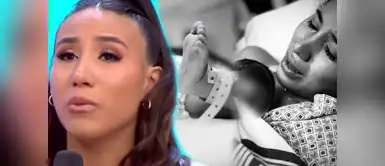 Samahara Lobatón vive difícil momento Samahara Lobatón llora desgarradoramente en vivo y revela el difícil diagnóstico de su bebé