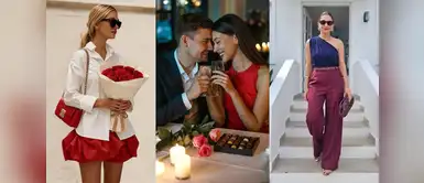 San Valentín con estilo: cómo mezclar colores sin caer en lo típico y verte sofisticada. Ni todo rojo ni full rosa: cómo combinar colores este 14 y lograr un look elegante y chic