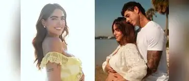 Isabella Ladera y sus dos looks maternales. Isabella Ladera deslumbra con total white y naked dress para presumir su embarazo en revista internacional