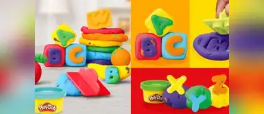 Las masas moldeables Play-Doh promueven la exploración y la creatividad en el aprendizaje. Fuente: Difusión. El juego creativo gana protagonismo en el regreso a clases como apoyo clave para el aprendizaje infantil