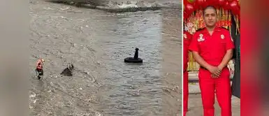 Encontraron SIN VIDA a rescatista que se lanzó a río Rímac a rescatar a perrito Encontraron sin vida a rescatista que se lanzó a río Rímac a rescatar a perrito