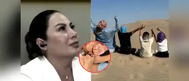 Pamela López se despide de sus hijos al ingresar a la 'Granja VIP' por al menos 3 meses. Pamela López se QUIEBRA al anunciar que no verá a sus hijos con Cueva durante tres meses y se despide: "Dios los proteja"