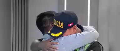 Policía llora desgarradoramente Policía llora desgarradoramente tras crimen de chofer en Lurín: “Soy hijo de un transportista, tengo miedo”