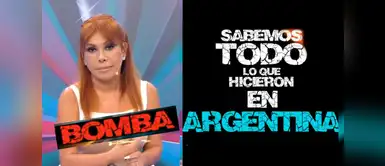 Magaly Medina anuncia destape ‘bomba’ para este martes 17. Magaly Medina anuncia ‘bomba’ para este martes y lanza fuerte advertencia: “Sabemos todo lo que hicieron en Argentina”
