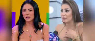 Pamela Franco advierte a Karla Tarazona Pamela Franco pone ultimátum tras supuestos comentarios de Karla Tarazona sobre la hija de Domínguez: “A mi hija no le van a hacer lo mismo”