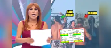 Magaly Medina expone viaje secreto a Colombia de Said Palao, Patricio, Mario Irivarren y Francho Sierralta. Magaly Medina revela PRUEBAS de nuevo viaje de ‘solteros’ a Colombia de Mario Irivarren y Said Palao: “No era la primera vez”