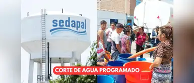Sedapal confirma corte de agua este sábado 21 de marzo. ¡16 HORAS SIN AGUA! Sedapal confirma corte de servicio este sábado 21 de marzo: conoce AQUÍ los distritos afectados