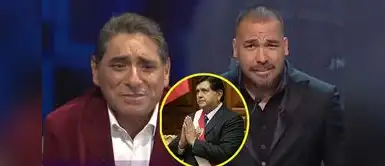 Carlos Álvarez llegó a los debates para dar show. Carlos Álvarez reacciona a parodia de Álvaro Paz de la Barra y genera risas: “Me está quitando la chamba”
