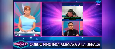 Kingteka amenaza a Magaly Medina Kingteka NO SE GUARDA NADA y advierte a Magaly Medina: “Te voy a hacer pagar más que Jeffry”