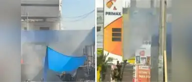 Vecinos de la zona han tenido que evacuar. Fuga de gas en Surquillo: vecinos se ven obligados a evacuar zona afectada por tubería dañada