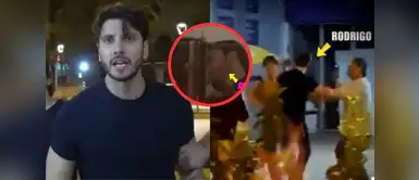 Rodrigo Brand pierde los papeles con prensa de Magaly y rompió una cámara al ser consultado por Mayra Goñi. Rodrigo Brand estalla contra reportero de “Magaly TV” tras ser ampayado besándose con Mayra Goñi y rompe una cámara