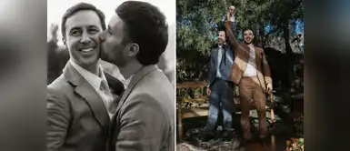 Adrián Bello lloró de emoción en boda Adrián Bello LLORA DE EMOCIÓN al dedicarle sus votos a Bruno Ascenzo en su boda secreta en Cusco