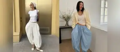 Esta prenda llegó para destronar al jean. Los ‘balloon pants’ vuelven con fuerza: así se lleva la tendencia que reemplaza a los jeans