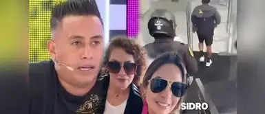 Christian Cueva llega con POLICÍAS a la casa de Pamela López. Cueva llega con policías a casa de Pamela López tras ser prohibido por su exsuegra auxiliar a su hija ENFERMA y estalla la polémica