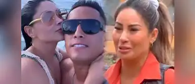 Pamela López en shock al enterarse en vivo de que Christian Cueva la echó de su casa en Trujillo y cambió las chapas Christian Cueva y Pamela Franco SE VAN del país tras llanto de Pamela López por botarla de su casa en Trujillo