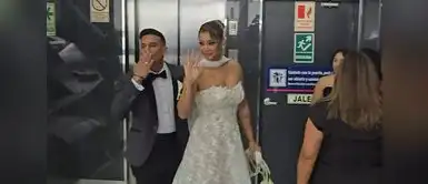 ¡POR FIN CASADOS! Karla Tarazona y Christian Domínguez sellan su amor en una emotiva boda civil ¡POR FIN CASADOS! Karla Tarazona y Christian Domínguez sellan su amor en una emotiva boda civil