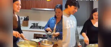 Hija de Keiko Fujimori 2026 Kyara Villanella sorprende al presentar a su novio en pleno 'live' de cocina con Keiko Fujimori