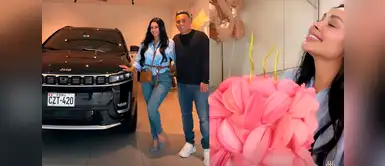 ¿Christian Cueva sorprendió a Pamela López con camioneta lujosa? ¿Cueva tiró la casa por la ventana? Pamela Franco se luce con LUJOSA camioneta como REGALO de cumpleaños