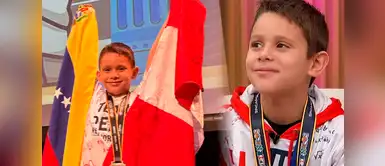 Niño venezolano representa al Perú en olimpiadas de matemáticas y gana medalla de oro ¡Un genio! Niño venezolano gana medalla de ORO en olimpiadas de matemáticas representando al Perú en Singapur