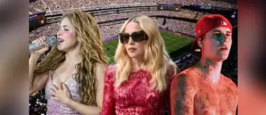 Estos son los artistas que se presentarán en la final del Mundial 2026. Mundial 2026: Final tendrá histórico show de medio tiempo con Shakira, Madonna, BTS y Justin Bieber.