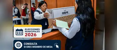 ¿Cómo consultar si fuiste elegido miembro de mesa para las Elecciones Municipales 2026? Elecciones Municipales 2026: revisa el LINK OFICIAL de la ONPE para saber si te tocó ser miembro de mesa