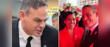 Leslie Echevarría IMPACTA con vestido rojo junto a Keiko Fujimori y Mark Vito le hace peculiar RECLAMO Mark Vito responde a Leslie Echevarría por su vestido rojo en la Parada Militar junto a Keiko Fujimori: "No lo uses de nuevo..."