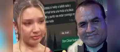 Claudia Salazar difunde chats de César Sánchez Claudia Salazar 'echa' a exdirector de La Bella Luz y difunde contundentes PRUEBAS en su contra: "Vas a estar conmigo"