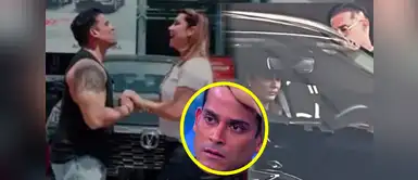 Camioneta de Karla Tarazona sufre accidente Camioneta de Karla Tarazona sufre accidente en Surco: ¿Christian Domínguez iba manejando?