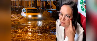 Keiko Fujimori reacciona a inundaciones Mientras Lima Sur se inundaba, Keiko Fujimori daba consejos de belleza: “No tengo colágeno”