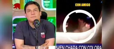 Víctor Caballero 'Curwen' está a menos de dos meses de casarse con su pareja. Novia de Curwen aparece muy cariñosa con otro hombre y él da con PECULIAR explicación: "No es un beso en la boca, lo saluda"
