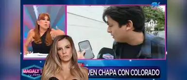 Magaly Medina fue directa con Curwen. Magaly Medina cuestionó a Victor Caballero 'Curwen' por descartar infidelidad tras ampay de su novia: "Quiere vivir engañado"