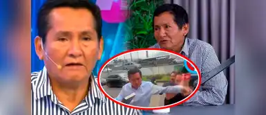 Oscar custodio agrede a periodista Óscar Custodio pierde los papeles y agrede a periodista cuando llegaba a Fiscalía por caso Naldy Saldaña