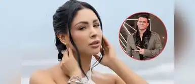 Pamela Franco prefiere llevar la fiesta en paz con el cumbiambero. Pamela Franco PREFIERE llevar la fiesta en paz con Christian Domínguez: "Si es feliz, mi hija también lo será"