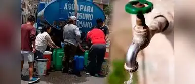 Corte de agua. Sedapal anuncia cortes de agua hasta el 9 de septiembre: revisa las zonas y horarios