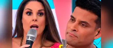 Rebeca Escribens se va contra Christian Domínguez Rebeca Escribens se va contra Christian Domínguez