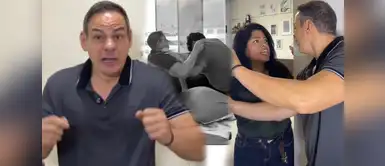 Mark Vito protagoniza inesperada escena con su pareja Leslie Echevarría y otro hombre ¡ESCÁNDALO! Mark Vito 'DESCUBRE' a su novia con OTRO HOMBRE y se AGARRA a GOLPES: "¿Qué haces aquí?"