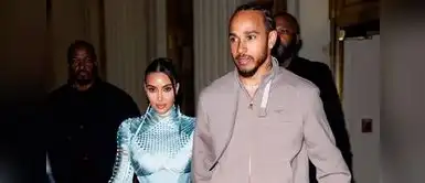 Kim y el piloto de autos coordinaron sus estilismos. ¡PARALIZARON LONDRES! Kim Kardashian y Lewis Hamilton sorprenden con sus IMPACTANTES looks durante una cena