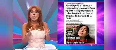 Magaly Medina rechazó todas las acusaciones que le lanzó la fallecida periodista. Magaly Medina lanza fuerte declaración tras el crimen de la periodista ‘La China Polo’: "Insinúan que soy la culpable"