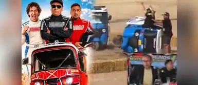 Ricardo Mendoza sufre accidente en mototaxi durante competencia Ricardo Mendoza pierde el control de su MOTOTAXI y sufre ACCIDENTE en competencia contra Jorge Luna